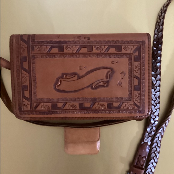 NWOT Vintage Lenea Pelle Artisan Leather Clutch